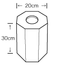 桐製のくず入れ